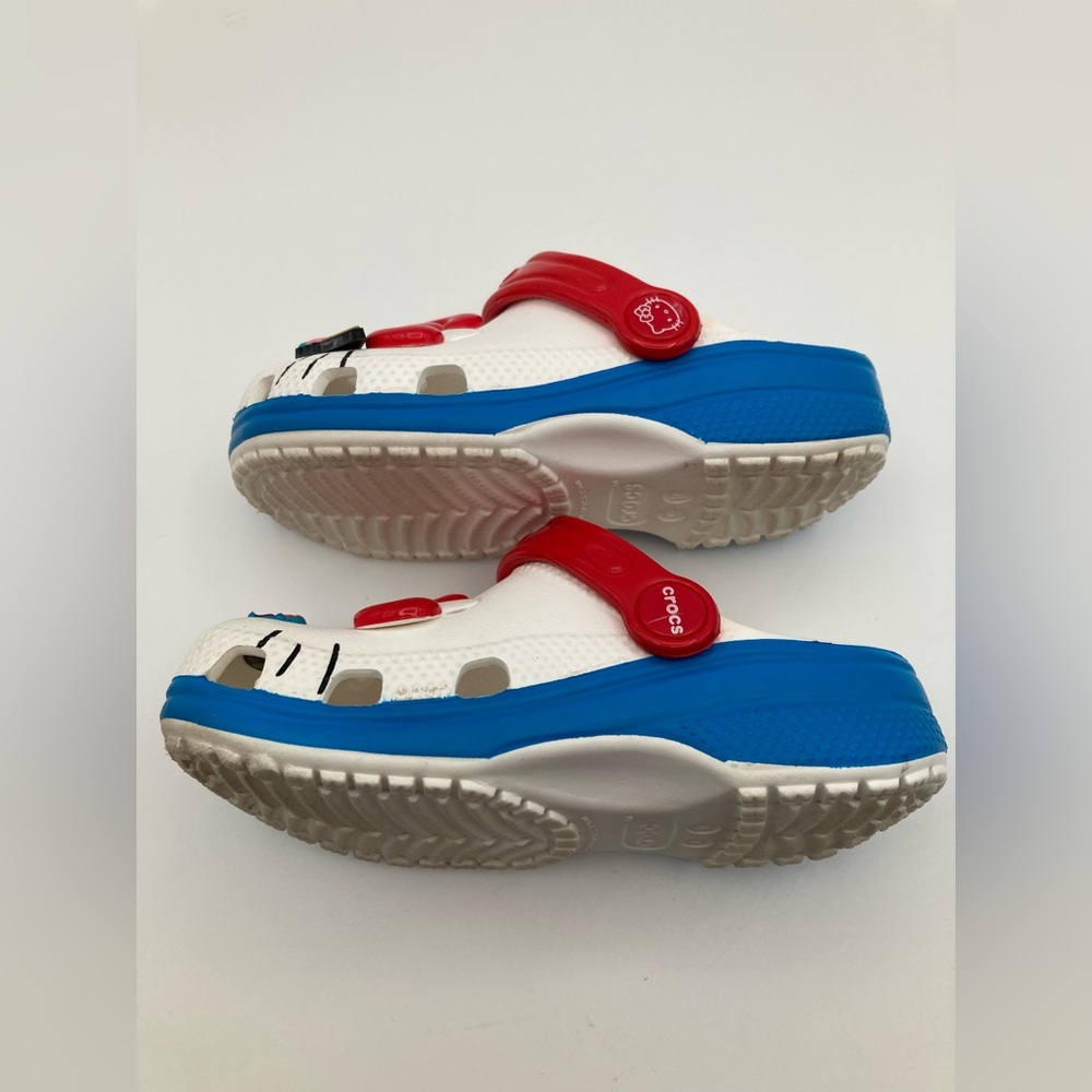 Hello Kitty x Crocs Classic Clogs Slip On with Jibbitz Toddler Size 10 - Picture 6 of 9